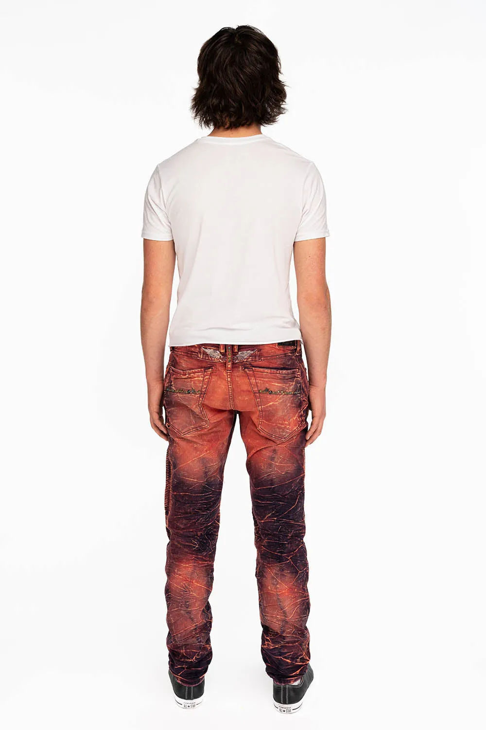 STAR STUDDED BIKER IN MALBEC sold by Robin's Jean product image thumbnail 5