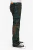 KILLER FLAP STRAIGHT LEG JEANS WITH EMBROIDERY AND CRYSTALS IN TITAN sold by Robin's Jean