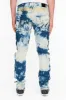 TIEDYE WASH MILITARY STYLE MENS CARGO PANTS IN BLUE AND WHITE sold by Robin's Jean