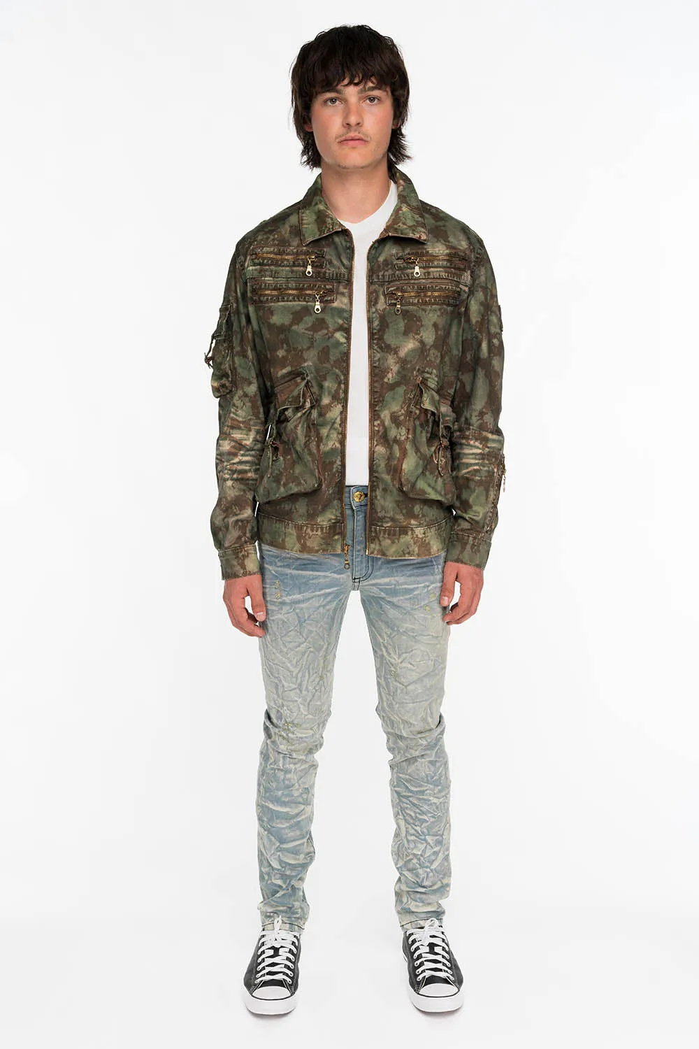 ROYAL CROWN SKINNY MENS JEANS IN VINTAGE BLUE sold by Robin's Jean product image thumbnail 3