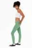 ROBIN'S NAT SKINNY WOMENS SKINNY JEANS IN SQUASH WITH GOLD EMBROIDERY AND LOGO sold by Robin's Jean