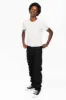 ROBIN'S VINTAGE EDITION JEANS WITH CRYSTALS IN DESTROY PURE BLACK sold by Robin's Jean