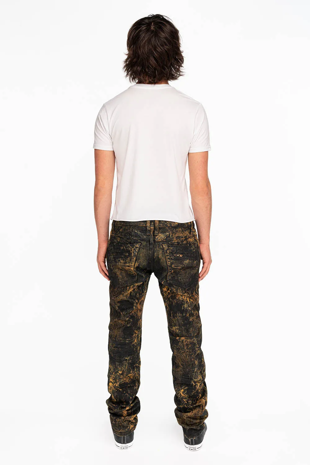 MOTO MEN'S BIKER JEANS IN ROBIN LAND sold by Robin's Jean product image thumbnail 5