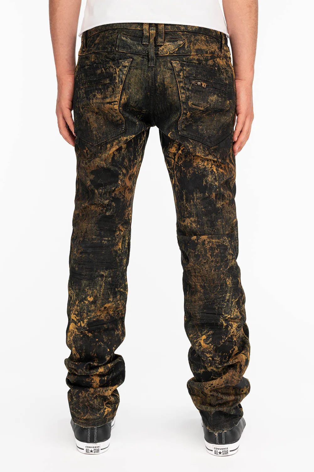 MOTO MEN'S BIKER JEANS IN ROBIN LAND sold by Robin's Jean product image thumbnail 3