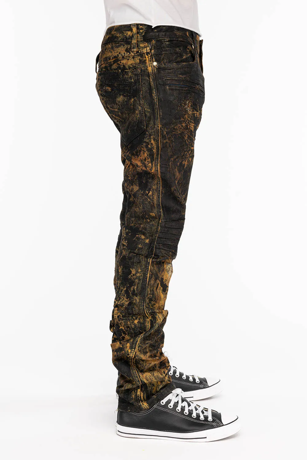 MOTO MEN'S BIKER JEANS IN ROBIN LAND sold by Robin's Jean product image thumbnail 2