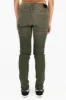 ROBIN'S  WOMEN'S SKINNY UTILITARIAN JEANS IN SULFUR GREEN ARMY WITH STUDS AND CRYSTALS sold by Robin's Jean