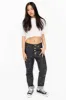 WOMENS BOYFRIEND STYLE JEANS WITH BLACK DIAMOND CRYSTALS IN RAW sold by Robin's Jean