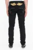 KILLER FLAP IN BLACK WITH GOLD WINGS AND LARGE AB CRYSTALS sold by Robin's Jean
