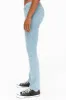 MARILYN LOW RISE WOMENS STUDDED STRAIGHT LEG JEANS IN DULL BLUE WITH TONAL WINGS AND CRYSTALS sold by Robin's Jean