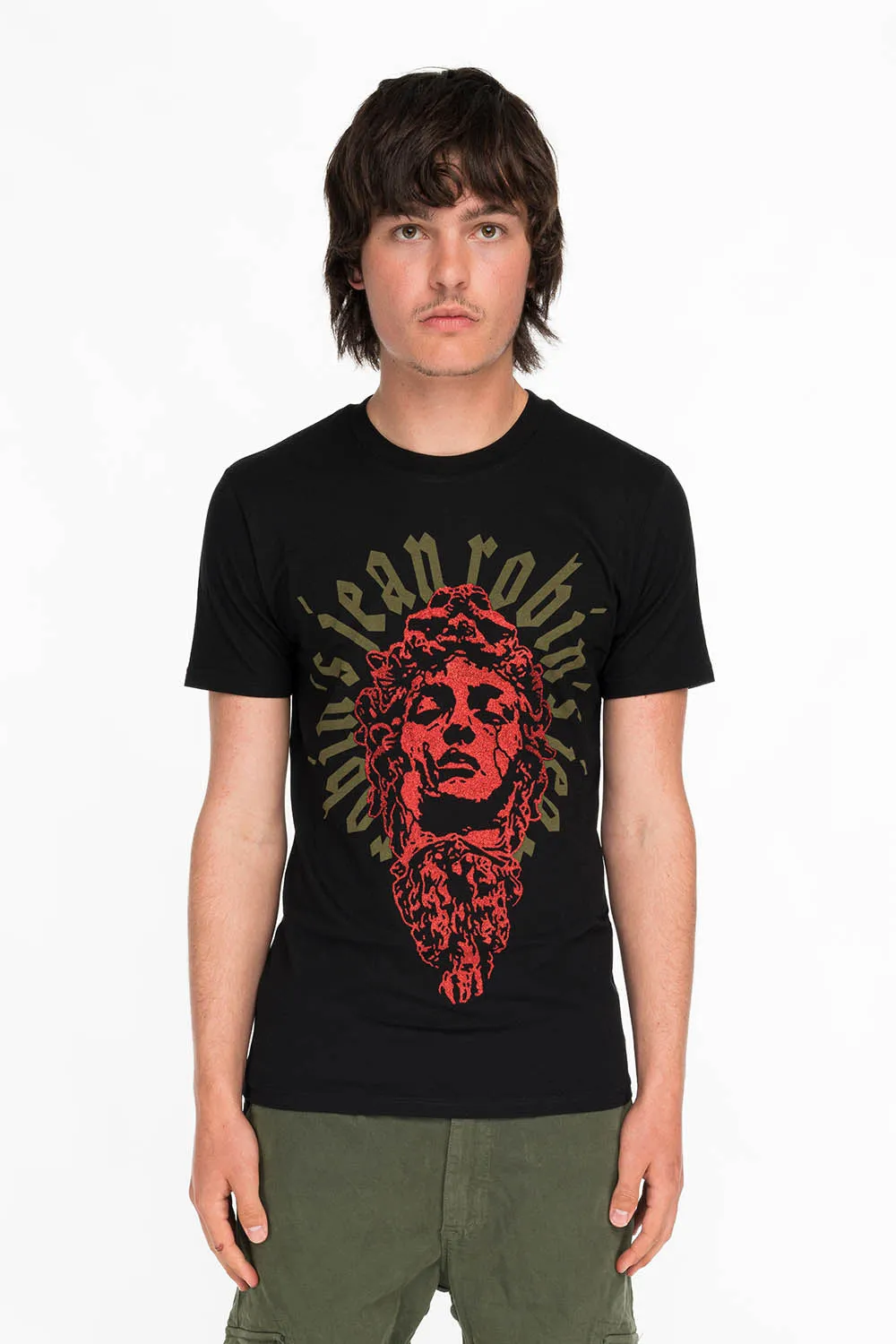 MEDUSA TEE IN BLACK sold by Robin's Jean