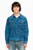 MENS DENIM JACKET IN PAUL BLUE WITH CRYSTALS sold by Robin's Jean