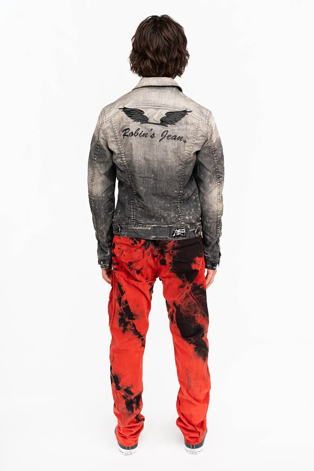 TECHNIQUE CARGO IN TIE DYE BLACK AND RED sold by Robin's Jean product image thumbnail 5