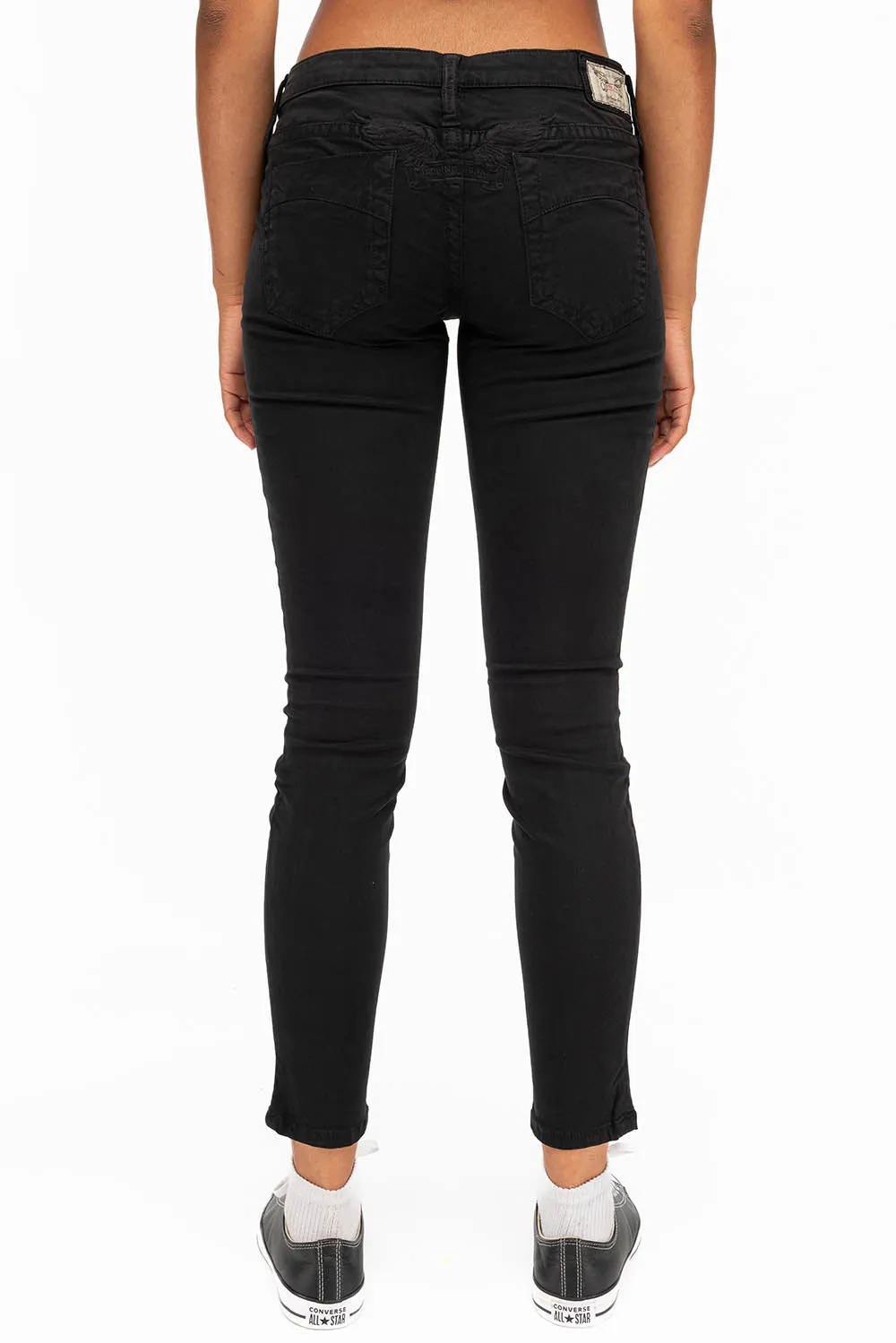 MARILYN SKINNY IN BLACK ON BLACK sold by Robin's Jean product image thumbnail 3