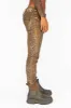 MARILYN WOMENS SKINNY JEANS IN SAFARI KHAKI WASH WITH GOLD WINGS sold by Robin's Jean