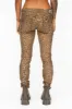 MARILYN WOMENS SKINNY JEANS IN SAFARI KHAKI WASH WITH GOLD WINGS sold by Robin's Jean