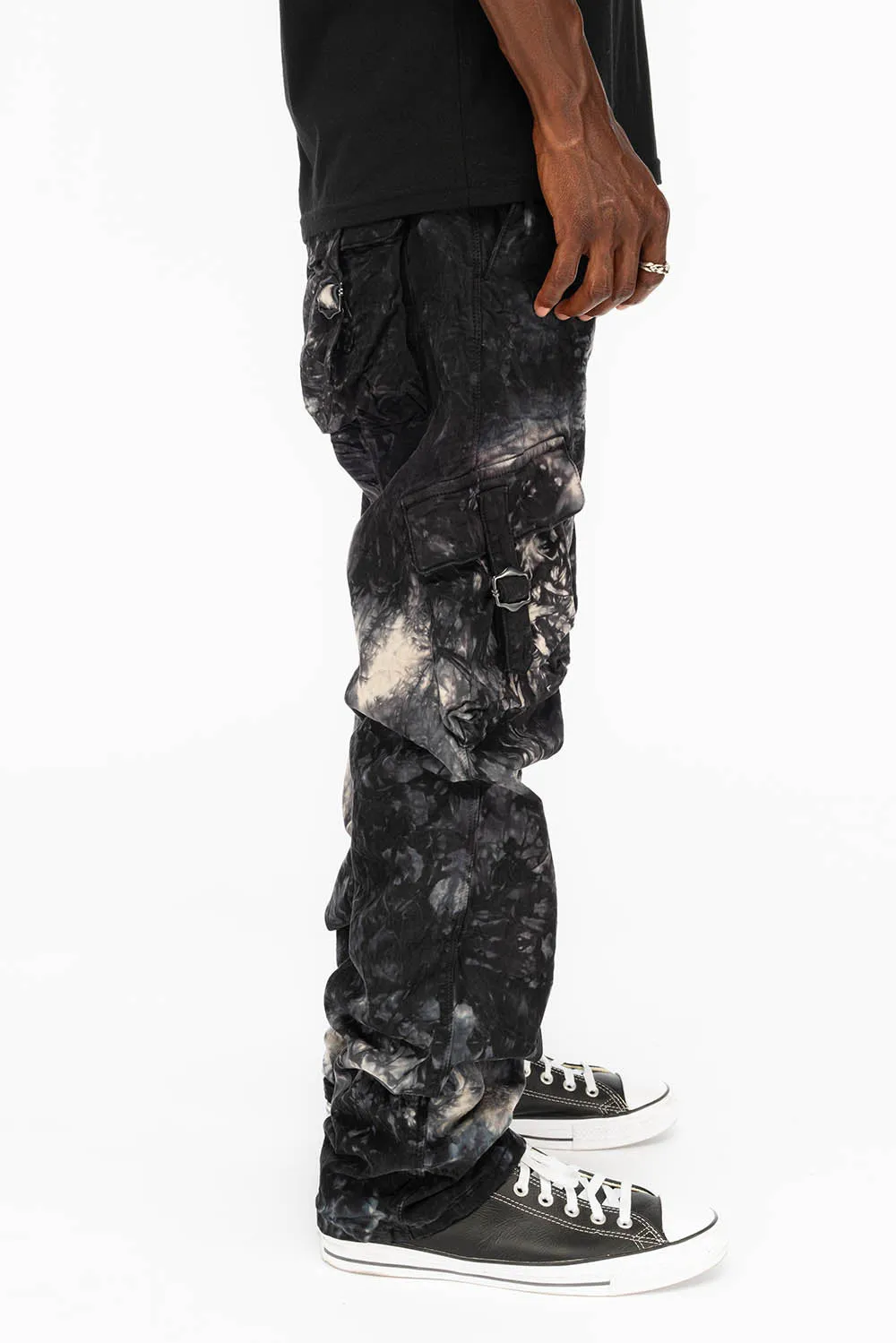 ROBINS NEW MILITARY STYLE CARGO PANTS IN ASTROBLACK WASH sold by Robin's Jean product image thumbnail 3