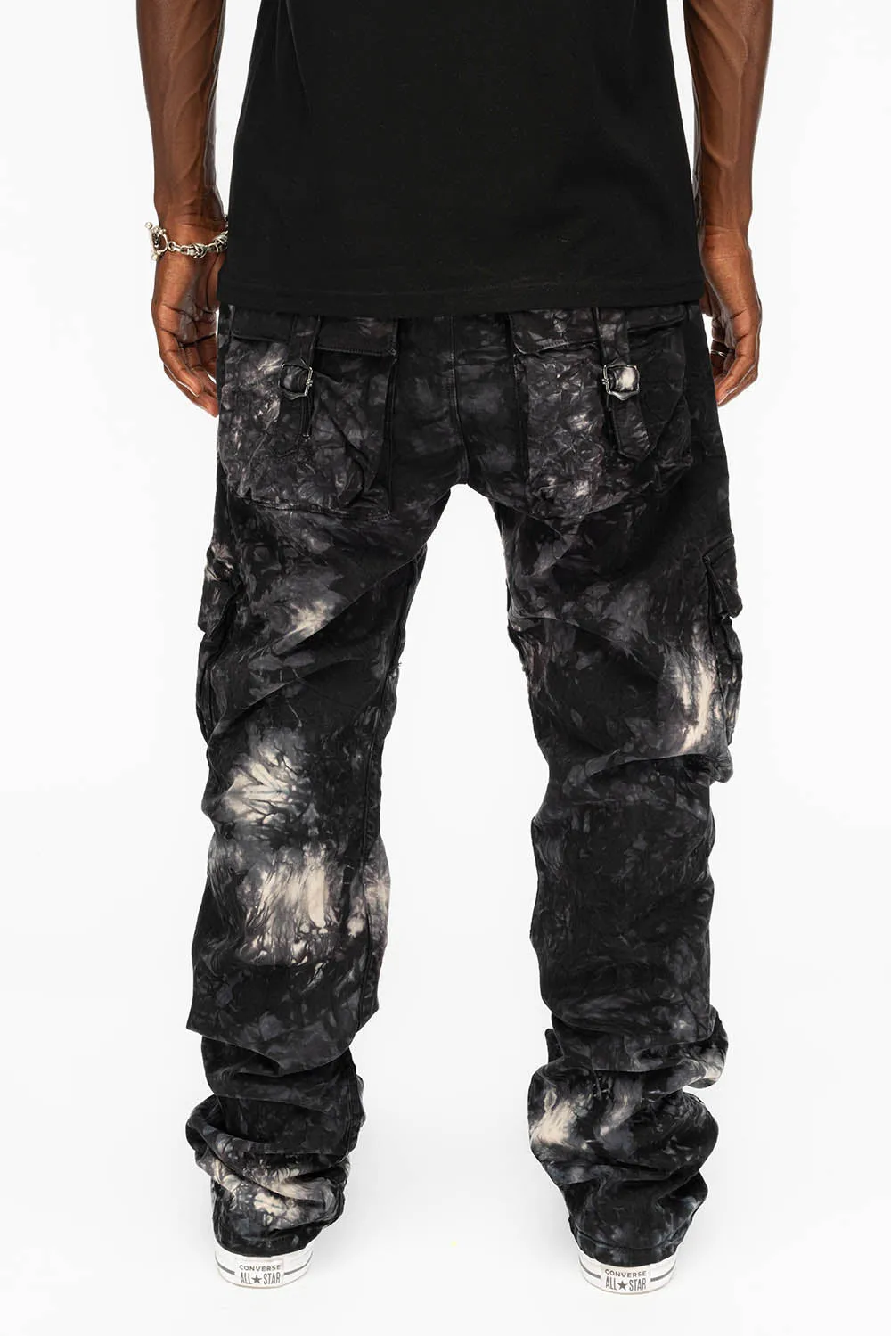 ROBINS NEW MILITARY STYLE CARGO PANTS IN ASTROBLACK WASH sold by Robin's Jean product image thumbnail 2