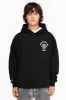 ORNATE HOODIE WITH CRYSTALS IN BLACK sold by Robin's Jean