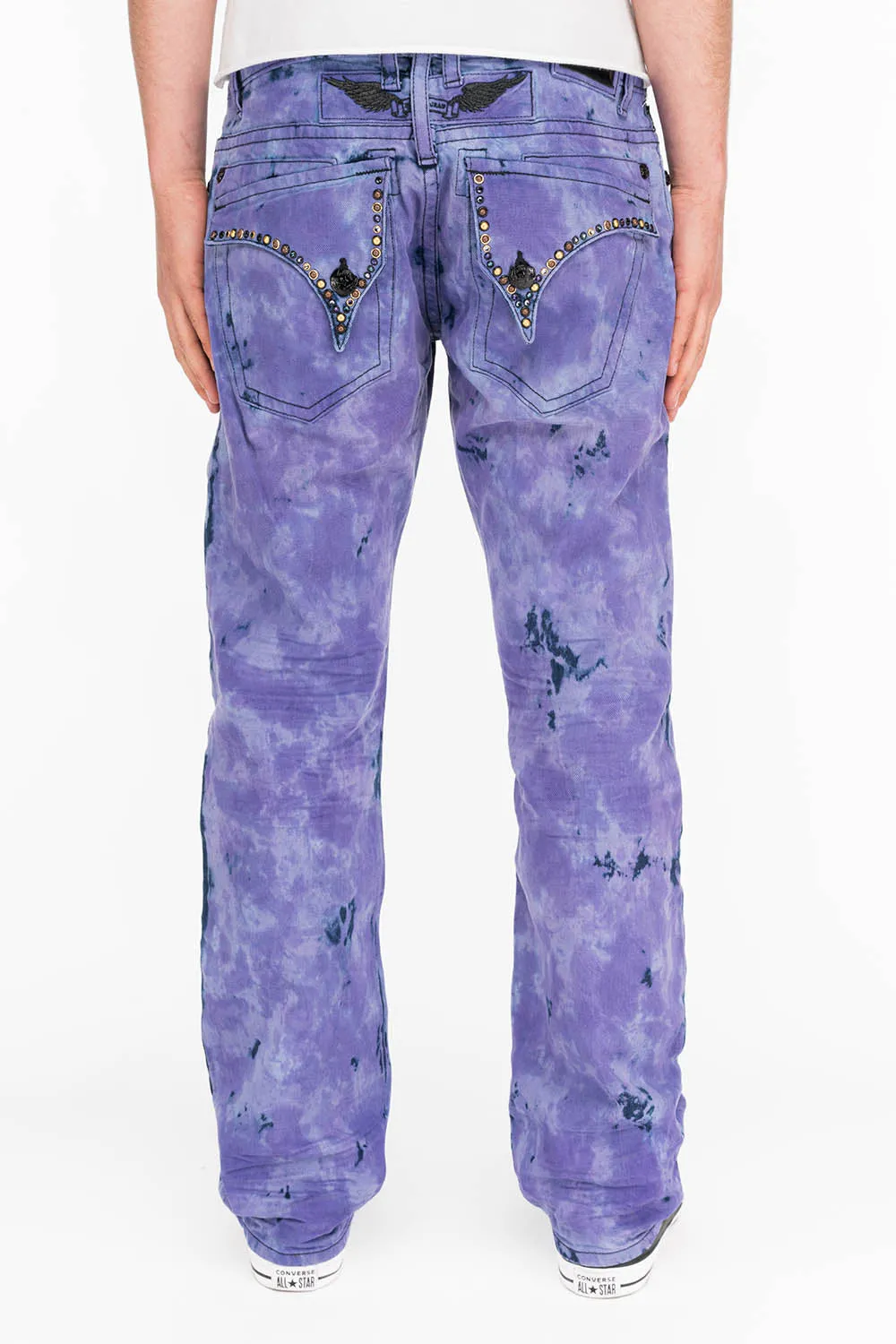 CLASSIC LONG FLAP IN ASTRO PURPLE sold by Robin's Jean