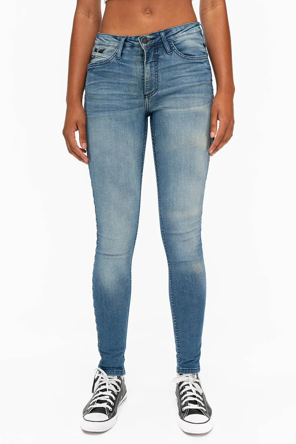 ROBIN'S WOMENS SKINNY MOTO JEANS IN ELROY MEDIUM sold by Robin's Jean