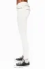 MARILYN WOMENS STUDDED SKINNY JEANS IN WHITE WITH GOLD WINGS AND GOLD STUDS AND CRYSTALS sold by Robin's Jean