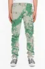 TIEDYE MILITARY STYLE MENS CARGO PANTS IN GREEN AND GRAY sold by Robin's Jean
