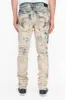KILLER FLAP MENS SLIM JEANS IN FROZEN WASH WITH GOLD CRYSTALS sold by Robin's Jean