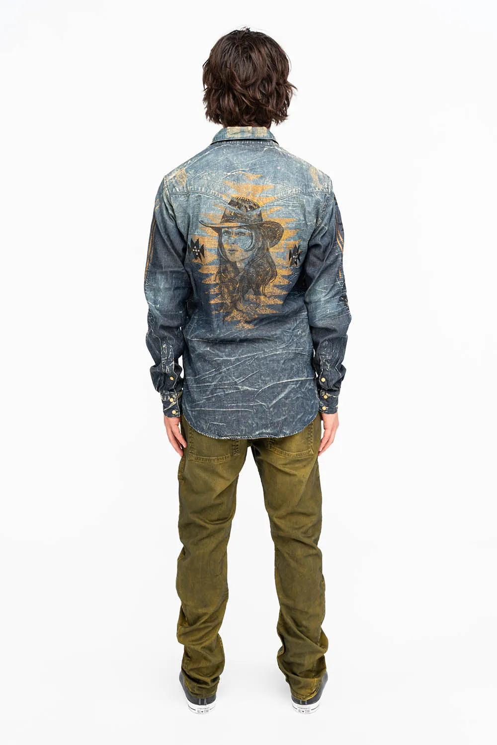 MENS CARGO ZIPPER PANTS IN DUSTY YELLOW sold by Robin's Jean product image thumbnail 5