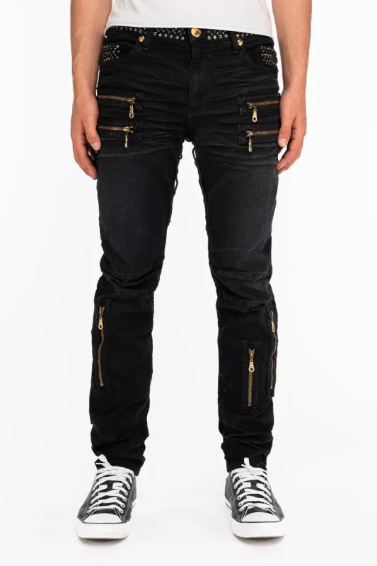 NEW BIKER FULLY LOADED IN F_UP BLACK WITH METALLIC WINGS sold by Robin's Jean