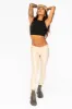 MID RISE WOMENS SKINNY JEANS IN BEIGE DISCO COATING sold by Robin's Jean