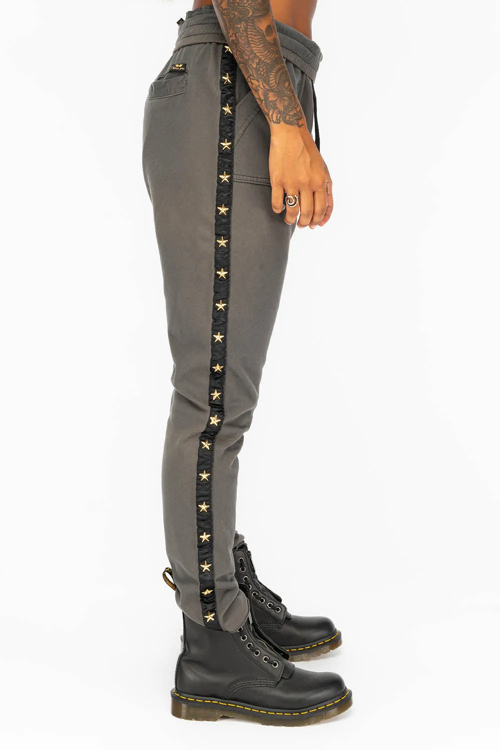 WOMENS JOGGING PANTS IN GREY CHARCOAL sold by Robin's Jean product image thumbnail 2