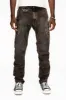 MENS CHINO PANTS WITH STUDS AND CRYSTALS IN BROWN WASH sold by Robin's Jean