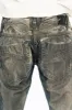 CLASSIC 5 POCKET STRAIGHT LEG IN BLUE GREY GRAFFITO WASH sold by Robin's Jean