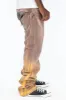 LONG FLAP MENS STRAIGHT LEG JEANS WITH CRYSTALS IN CANDY WASH sold by Robin's Jean