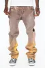 LONG FLAP MENS STRAIGHT LEG JEANS WITH CRYSTALS IN CANDY WASH sold by Robin's Jean