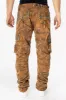 MENS PREDATOR CARGO PANTS WITH CRYSTALS IN MUD BROWN sold by Robin's Jean
