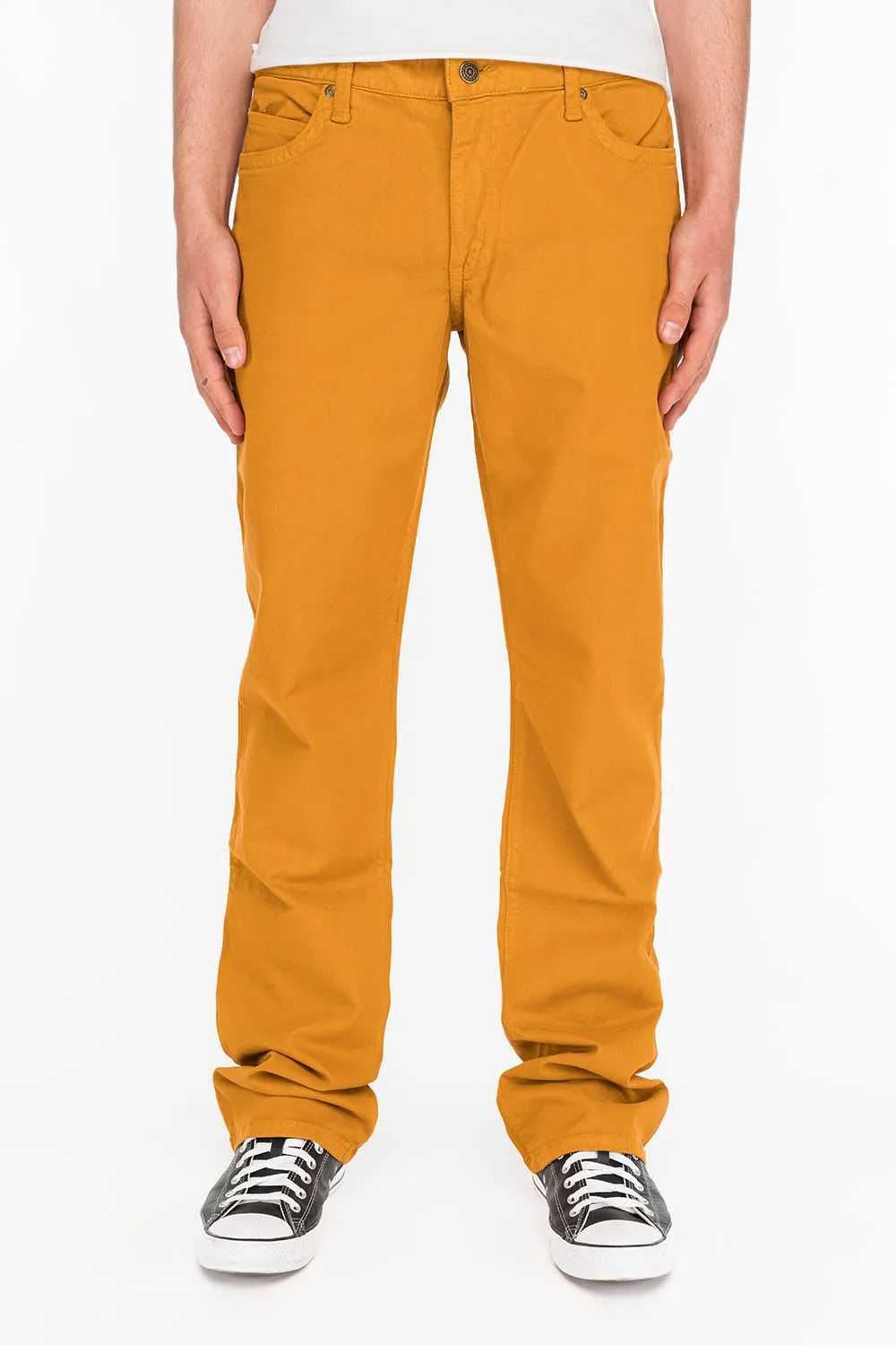 CLASSIC 5 POCKET STRAIGHT LEG JEANS IN CAMEL sold by Robin's Jean