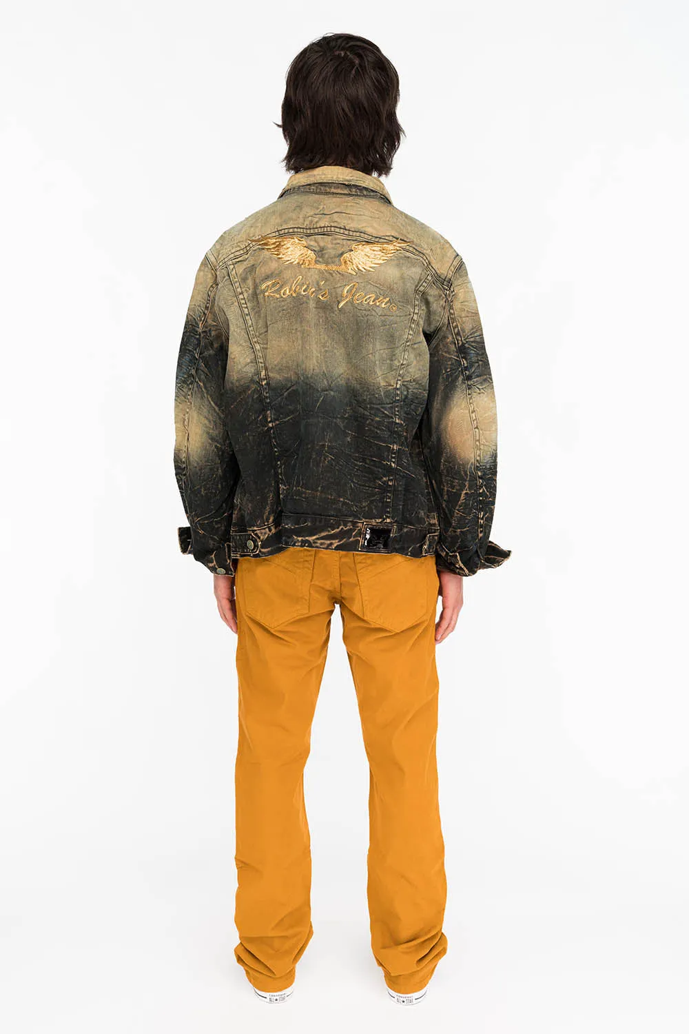 CLASSIC 5 POCKET STRAIGHT LEG JEANS IN CAMEL sold by Robin's Jean product image thumbnail 5