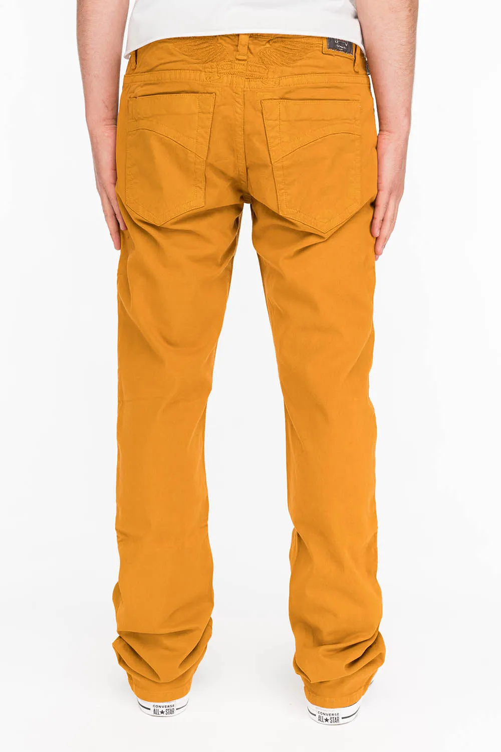 CLASSIC 5 POCKET STRAIGHT LEG JEANS IN CAMEL sold by Robin's Jean product image thumbnail 3