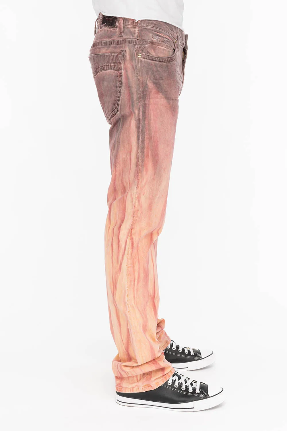 CLASSIC 5 POCKET STRAIGHT LEG JEANS IN FIRE YELLOW sold by Robin's Jean product image thumbnail 2