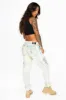 MILITARY STYLE WOMENS CARGO PANTS IN PALE NICOLE LIGHT BLUE WASH sold by Robin's Jean