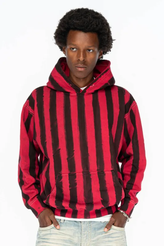 PRISONER BLACK/RED PULLOVER HOODIE  WITH Gold Wing sold by Robin's Jean