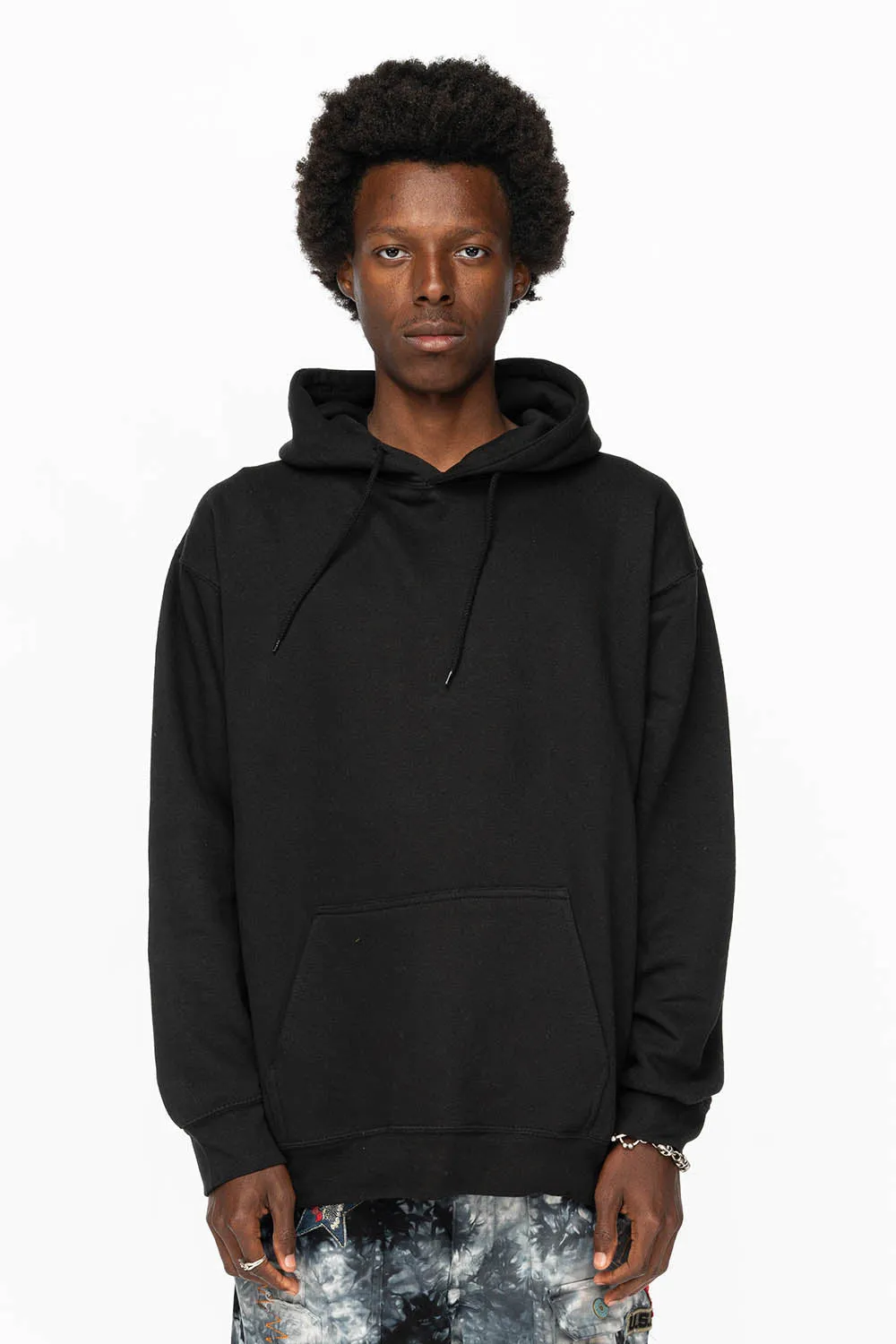 ROBIN’S HEAVY WEIGHT NATIVE AMERICAN CHIEF PULLOVER HOODIE IN BLACK sold by Robin's Jean product image thumbnail 3