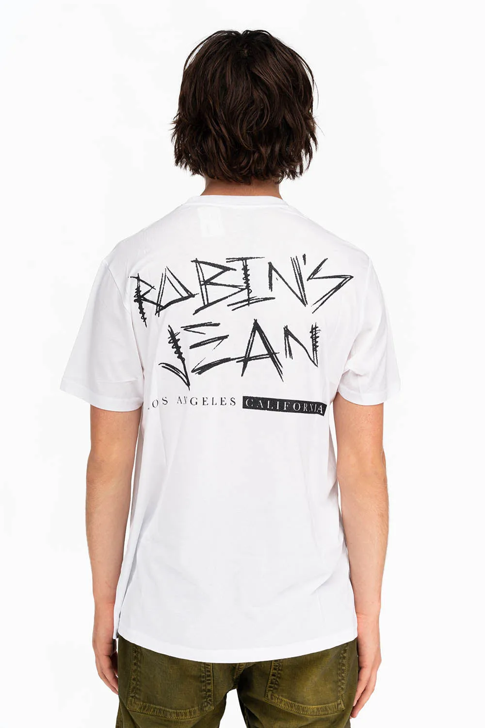 L.A. BLACK SKULL TEE IN WHITE sold by Robin's Jean product image thumbnail 2