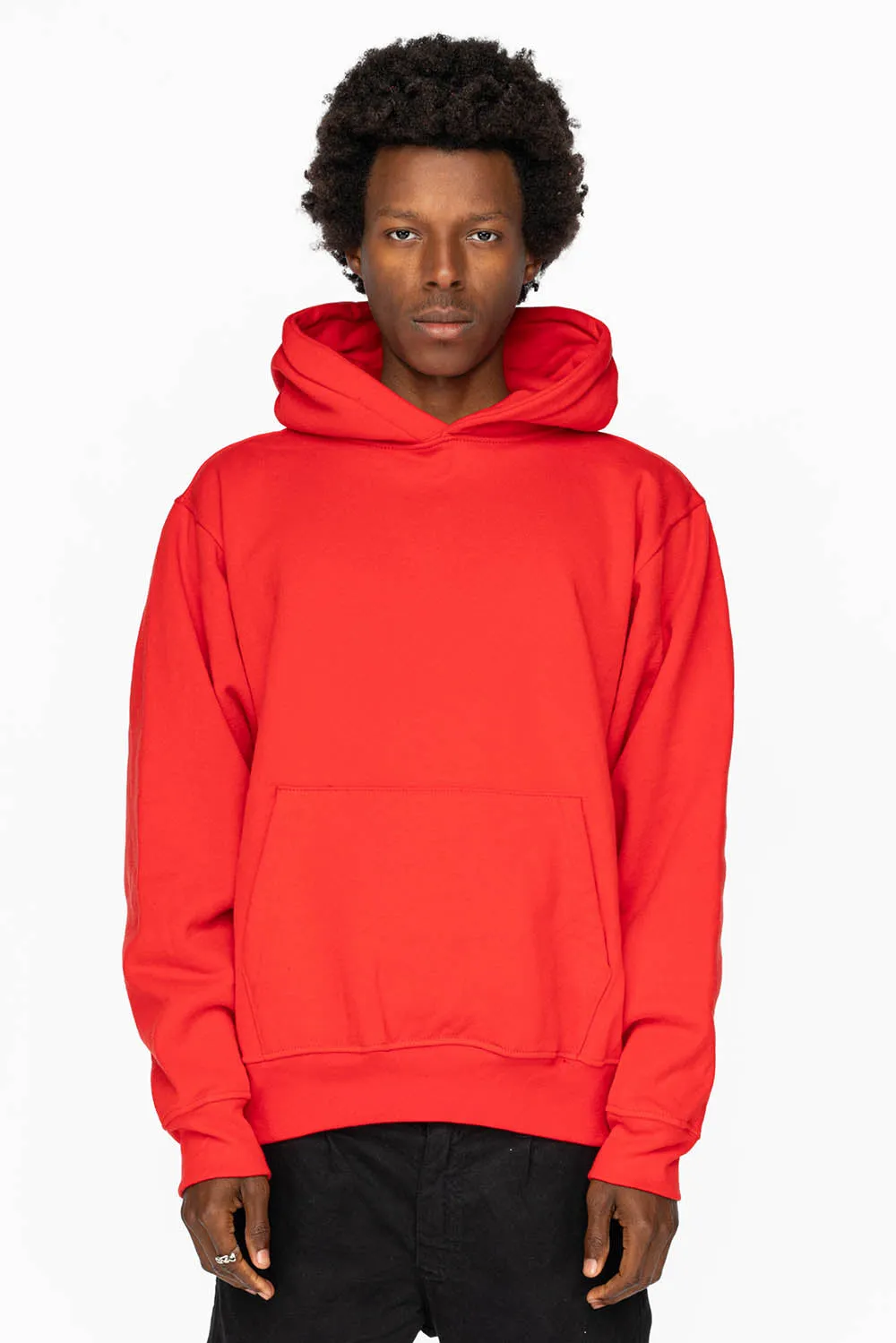 ROBIN’S HEAVY WEIGHT NATIVE AMERICAN CHIEF PULLOVER HOODIE IN RED sold by Robin's Jean product image thumbnail 2