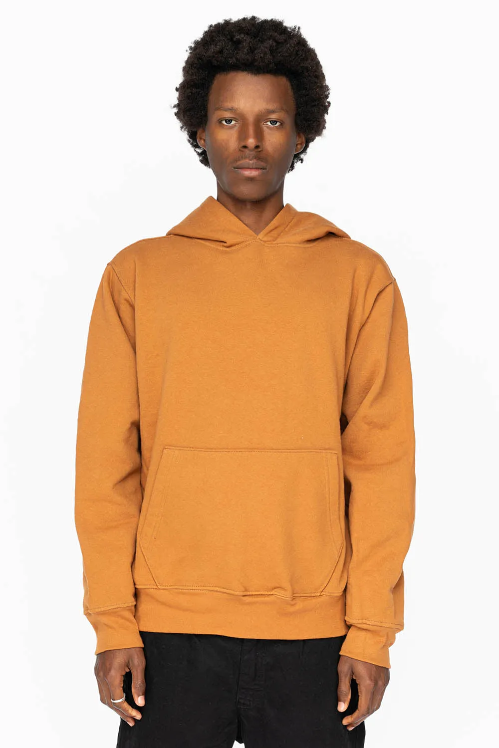 ROBIN’S HEAVY WEIGHT NATIVE AMERICAN CHIEF PULLOVER HOODIE IN CARAMEL sold by Robin's Jean product image thumbnail 2