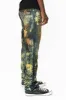 KILLER FLAP STRAIGHT LEG JEANS WITH FULL CRYSTALS AND STUDS IN TOPANGA CANYON WASH sold by Robin's Jean