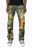 KILLER FLAP STRAIGHT LEG JEANS WITH FULL CRYSTALS AND STUDS IN TOPANGA CANYON WASH sold by Robin's Jean