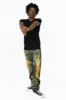 KILLER FLAP STRAIGHT LEG JEANS WITH FULL CRYSTALS AND STUDS IN TOPANGA CANYON WASH sold by Robin's Jean