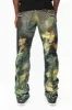 KILLER FLAP STRAIGHT LEG JEANS WITH FULL CRYSTALS AND STUDS IN TOPANGA CANYON WASH sold by Robin's Jean